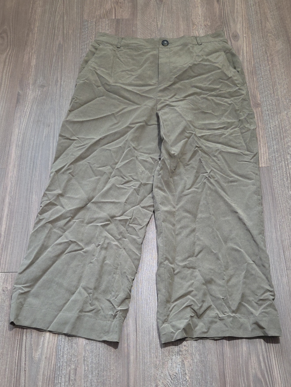 Vince Olive Green Wide Leg Pants